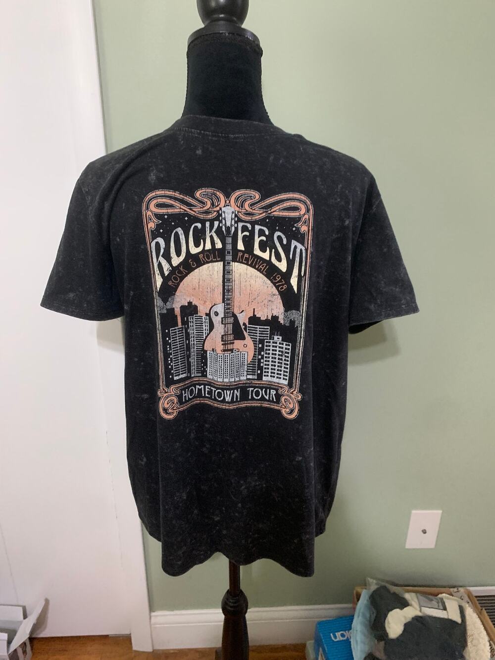 Rockfest Rock & Roll Revival 1978 Hometown Tour T-Shirt Size Medium